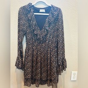 A cute short Urban Outfitters navy dress!